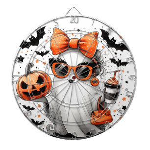 Cute Funny Halloween Ghost Darttavla
