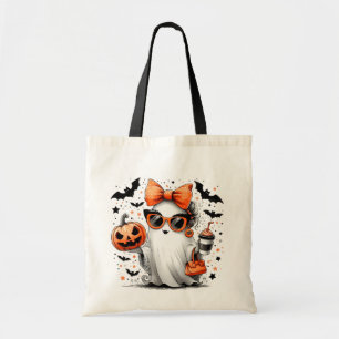 Cute Funny Halloween Ghost Tygkasse