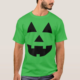 Cute Funny Halloween Pumpkin Face Jack O Lantern M T Shirt