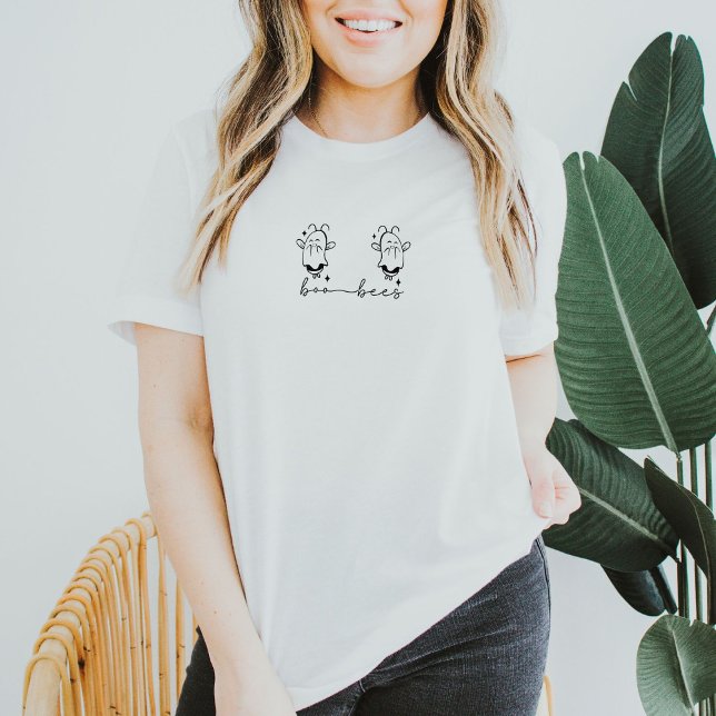 Cute Funny Halloween Spooky Boo Bees T-Shirt (Skapare uppladdad)