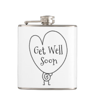 Cute Funny Heart-upplyftningstecken kommer snart Fickplunta