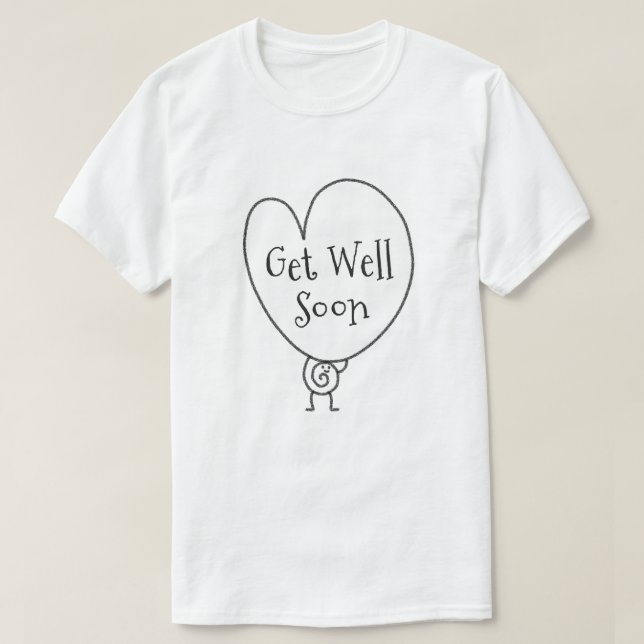 Cute Funny Heart-upplyftningstecken kommer snart T Shirt (Design framsida)