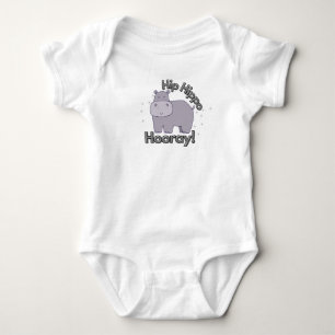 Cute, funny Hip Hippo Hooray Hippopotamus T Shirt