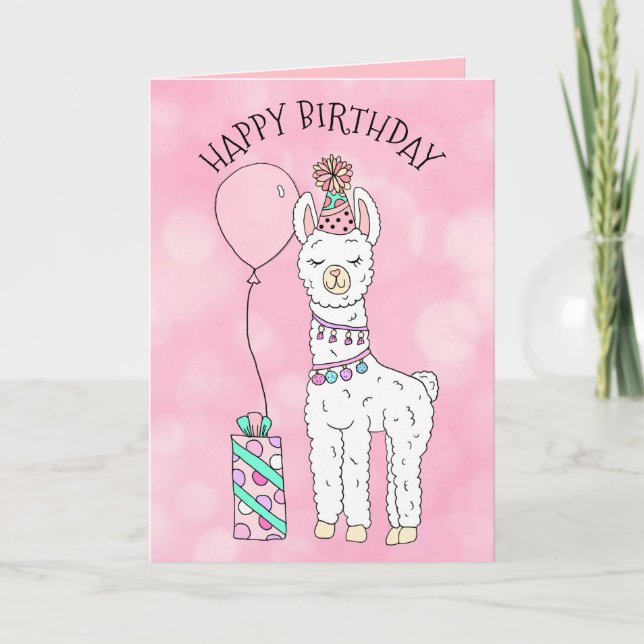Cute Funny Humor Grattis på födelsedagen Kort (Framsida)