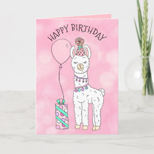 Cute Funny Humor Grattis på födelsedagen Kort