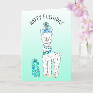 Cute Funny Humor Grattis på födelsedagen Kort