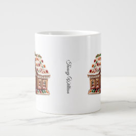 Cute Funny Humor Trendig Modern God jul Jumbo Mugg