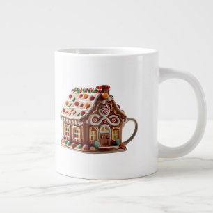 Cute Funny Humor Trendig Modern God jul Jumbo Mugg