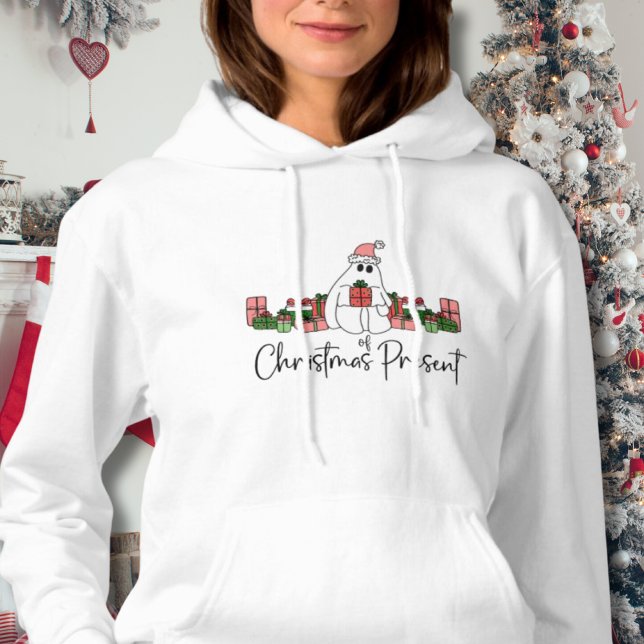 Cute Funny Humous-jul T Shirt (Simple Cute Funny Humorous Ghost Of Christmas Hoodie)