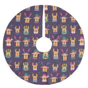 Cute/Funny jul Julgransmatta Borstad Polyester