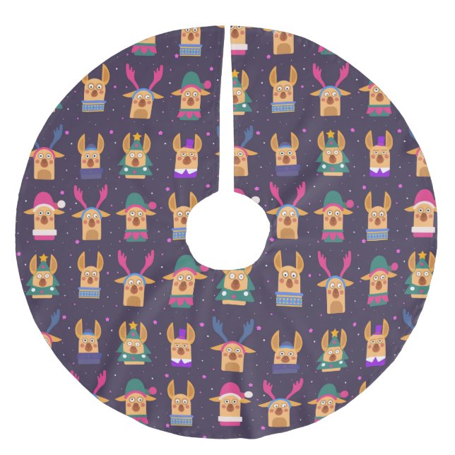 Cute/Funny jul Julgransmatta Borstad Polyester (Framsidan)