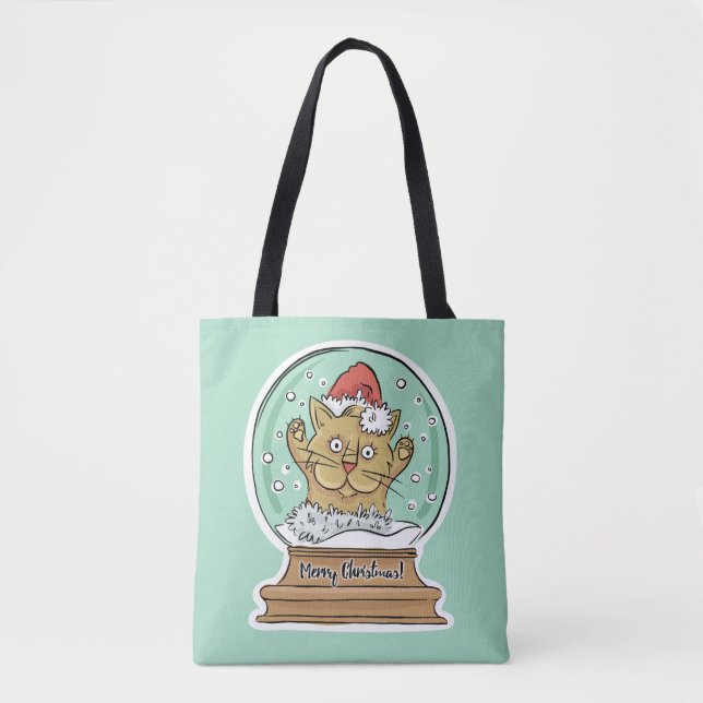 Cute Funny julkasssäckar Tygkasse (Framsida)