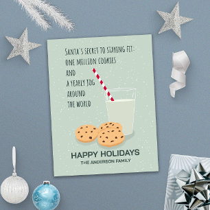 Cute Funny jultomten Helg Vykort