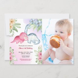 Cute Funny | Kids Photo Birthday Inbjudningar