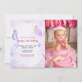 Cute Funny | Kids Photo Birthday Inbjudningar