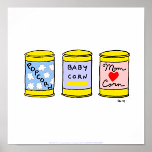 Cute Funny Kitchen Poster speciellt 4 nya mamma