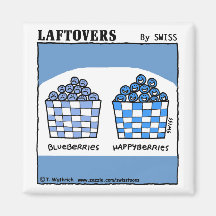 Cute Funny Laftovers Blueberry Tecknad