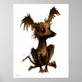 Cute Funny Leksak Hund Poster