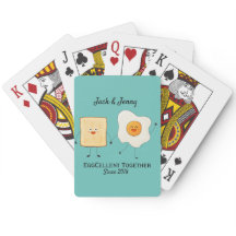 Cute Funny Lycklig Toast Eggcelent tillsammans