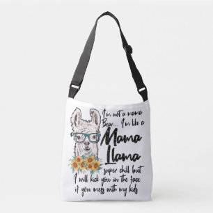 Cute/Funny Mamma Llama Axelväska