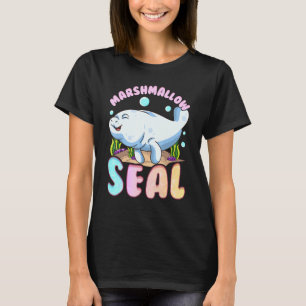Cute Funny Manatees Marshmallow Seal of the Oc T Shirt