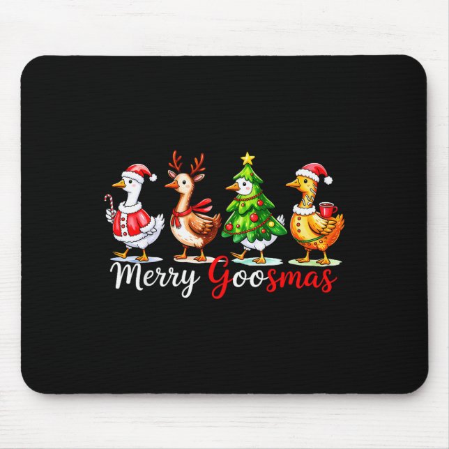 Cute Funny Merry Goosmas Silly Goose Reindeer Hot  Musmatta (Framsidan)