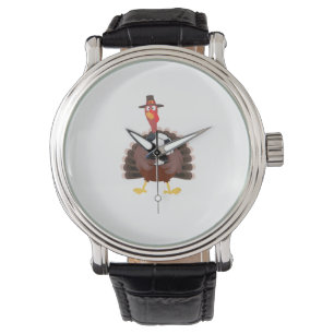 Cute Funny Ocer Thanksgiving Turkey Boys Armbandsur