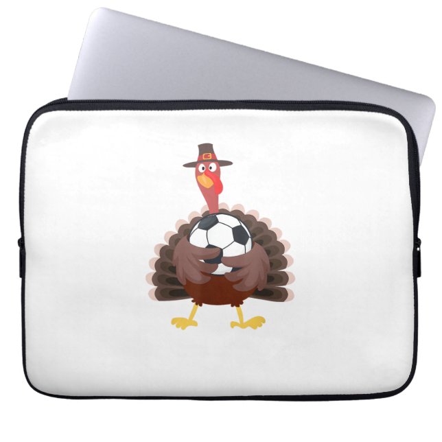 Cute Funny Ocer Thanksgiving Turkey Boys Laptop Fodral (Framsidan)