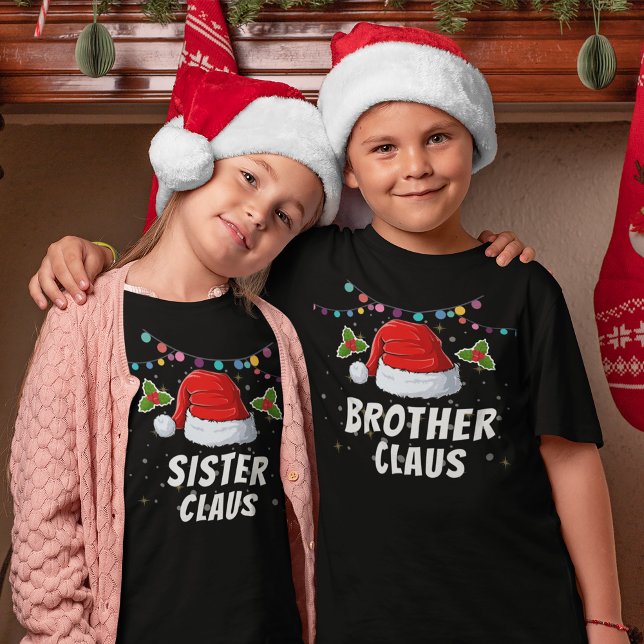 Cute Funny Personlig Santa Hat-jul T Shirt (Skapare uppladdad)