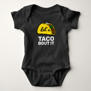 Cute Funny Phrase Låt oss Taco Bout IT T Shirt