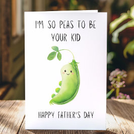 Cute Funny  Pun Fars dag Kort