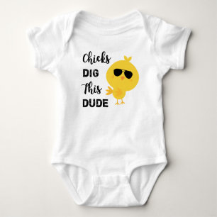 Cute & Funny Quote Pojke Chickar Gräver den här ki T Shirt