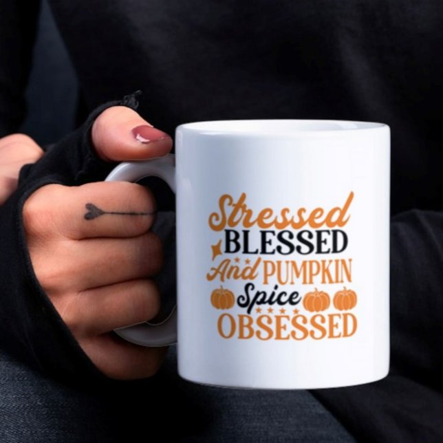Cute Funny Säsong Fall Pumpkin Spice Coffee Kaffemugg (Skapare uppladdad)