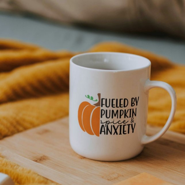 Cute Funny Säsong Fall Pumpkin Spice Coffee Kaffemugg (Skapare uppladdad)