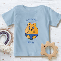 Cute Funny Sayed Tecknad Animal Roligt Blue Modern