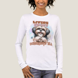 CUTE FUNNY SHIH TZU HOUND HUND SAYING T SHIRT