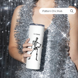 Cute Funny Skeleton Dance Halloween Gift för henne