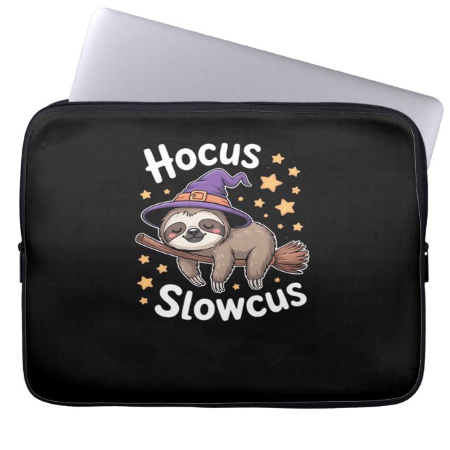 Cute Funny Sloth Halloween Essential T-Shirt Laptop Fodral (Framsidan)