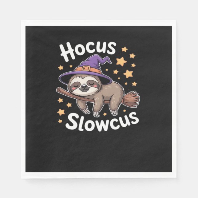 Cute Funny Sloth Halloween Essential T-Shirt Pappersservett (Framsidan)