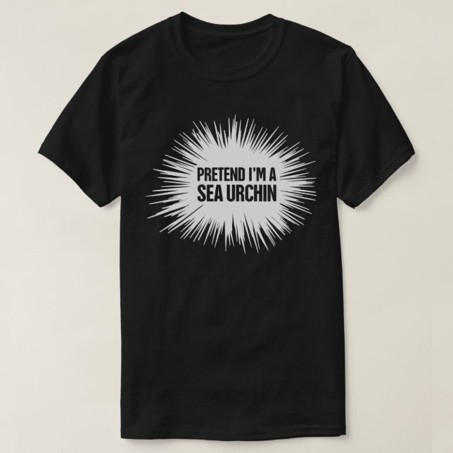 Cute & Funny Uni Sea Urchin T Shirt (Design framsida)