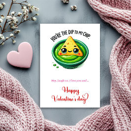 Cute Funny Valentine Card Cartoon Fruits Love Julkort