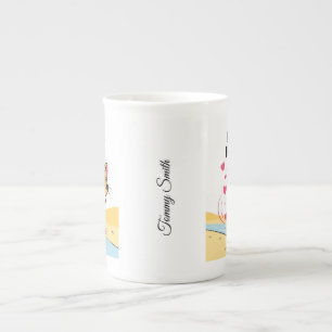 Cute Funny Valentine Day for Par & Friends Benporslin Mugg
