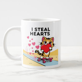 Cute Funny Valentine Day for Par & Friends Jumbo Mugg