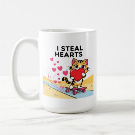 Cute Funny Valentine Day for Par & Friends Kaffemugg