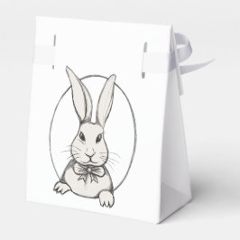 Cute Funny Vintage Bunny Personlig Glad påsk Presentaskar