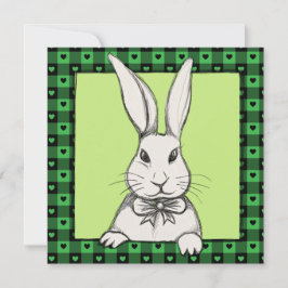 Cute Funny Vintage Glad påsk Bunny Personlig