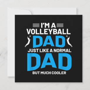 Cute Funny Volleyball Gift för Pappor och Manar Spara Datumet