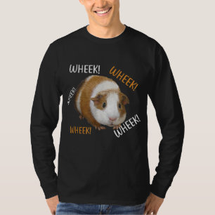 Cute & Funny Wheek - Guineas Gris ägare Cavy Älska T Shirt
