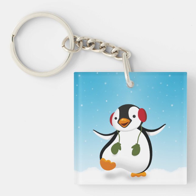 Cute Funny Winter Penguin (Framsidan)