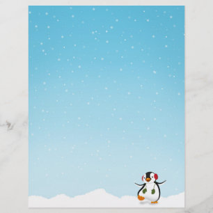 Cute Funny Winter Penguin